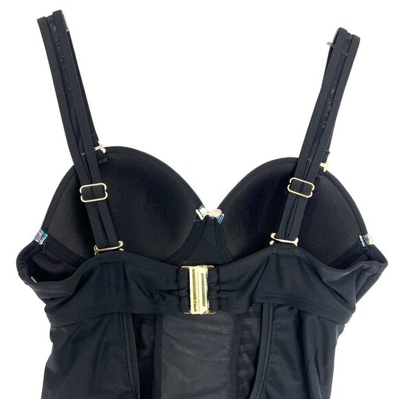 Swimsuits for All 1 Piece Ruched Swimsuit Size 6 Underwire Tummy Control Floral - Picture 6 of 12